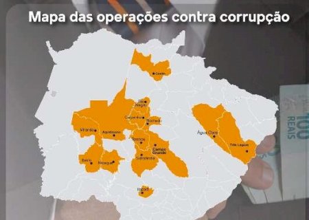 Com 16 opera&ccedil;&otilde;es, Gaeco e Gecoc tra&ccedil;am o mapa da corrup&ccedil;&atilde;o em MS