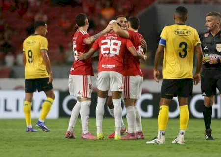Inter chega &agrave; final do Campeonato Ga&uacute;cho com goleada sobre Ypiranga