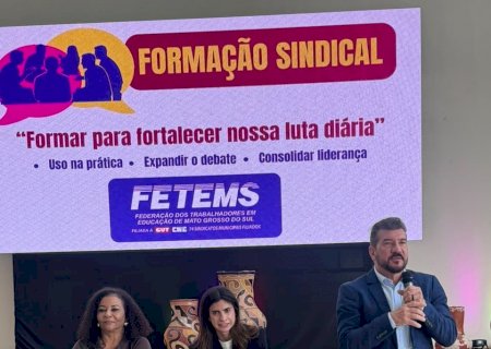 Pedro Kemp participa de Formação Sindical da FETEMS e defende Educação Pública, democracia e a aprovação no Senado do Fim da Escala 6x1