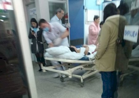 Jovem &eacute; baleado na fronteira suspeito de tentar furtar policial