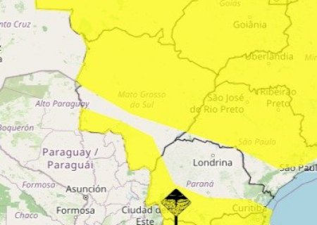 Inmet coloca MS em alerta para tempestade e baixa umidade nesta ter&ccedil;a-feira