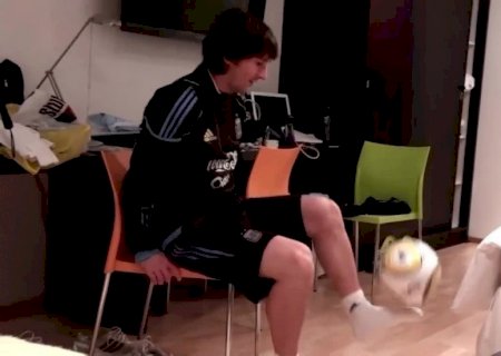Filho de Messi cheira camisa do pai e entrega reação sincera; vídeo