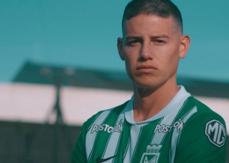 Atlético Nacional anuncia James Rodríguez, que volta à Colômbia após 19 anos; veja vídeo