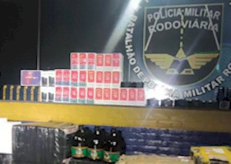 Carga de R$ 827,7 mil em produtos contrabandeados &eacute; apreendida na rodovia