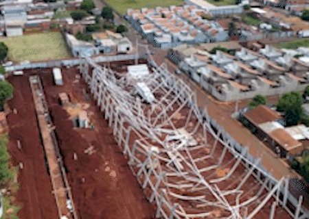 Veja como ficou a obra que desabou no Aero Rancho